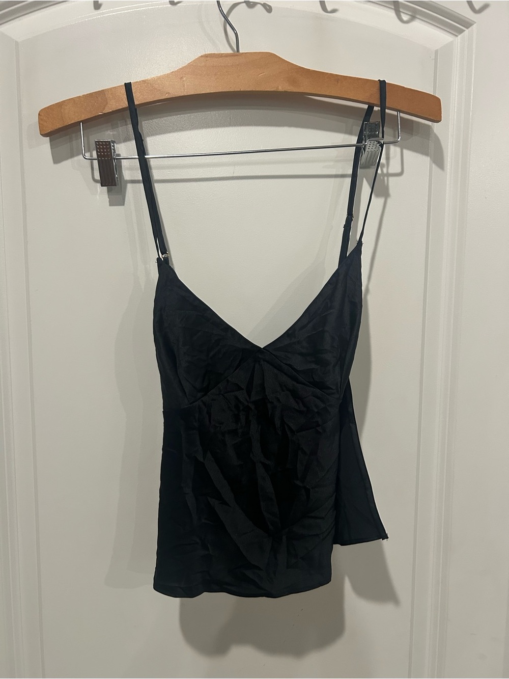 Victoria's Secret Black Satin Camisole and Victoria secret makeup pouch